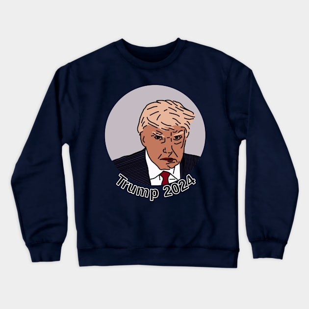 Trump 2024 Crewneck Sweatshirt by ellenhenryart